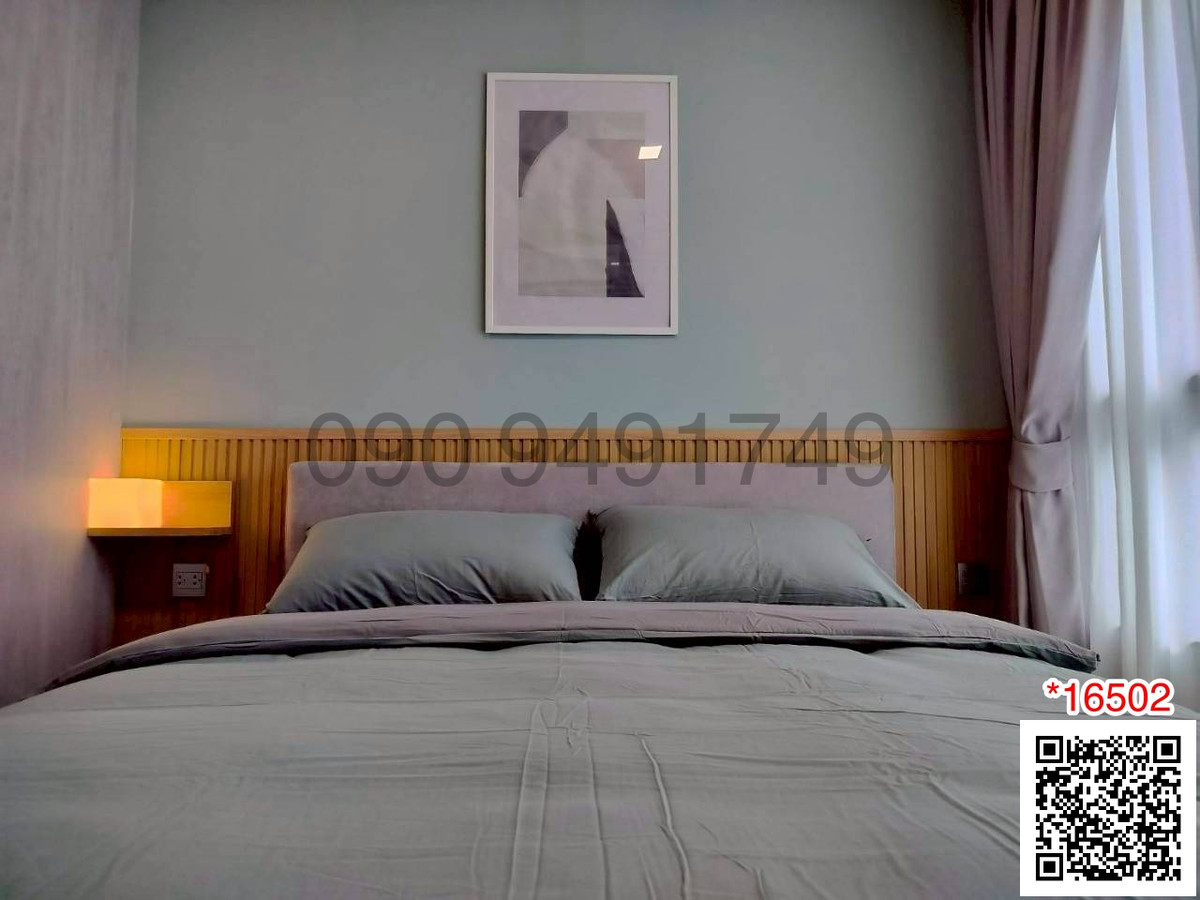 For RentCondoPathum Thani,Rangsit, Thammasat : Condo for rent Atmoz Kanaal Rangsit, Building B, 4th floor, new room, ready to move in, near Future Park Rangsit.