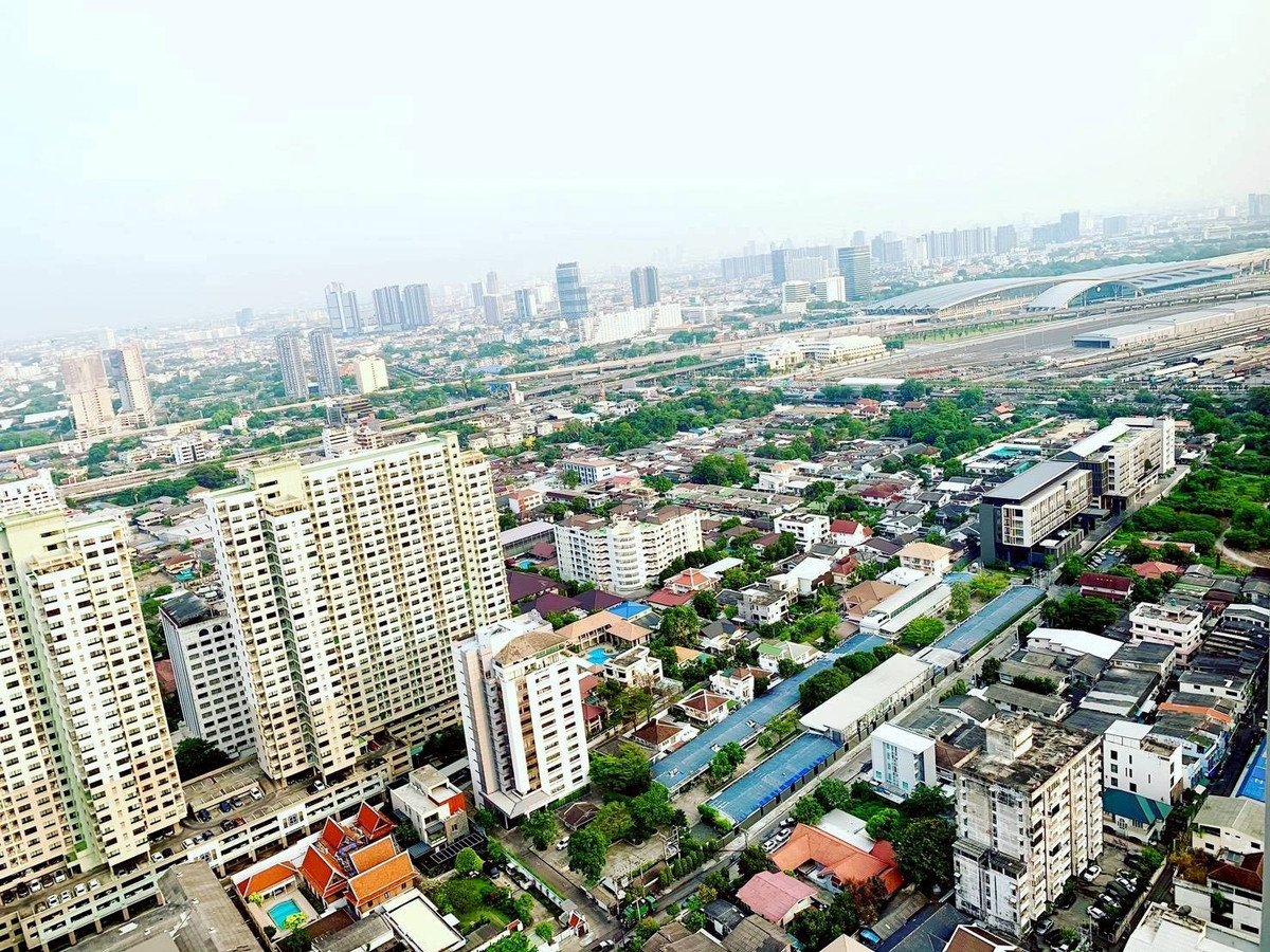 ให้เช่าคอนโดสะพานควาย จตุจักร : ให้เช่า The Line พหล-ประดิพัทธ์ (BTS สะพานควาย) | 1 นอน 28 ตร.ม. ชั้น 44 วิวสวยมาก!