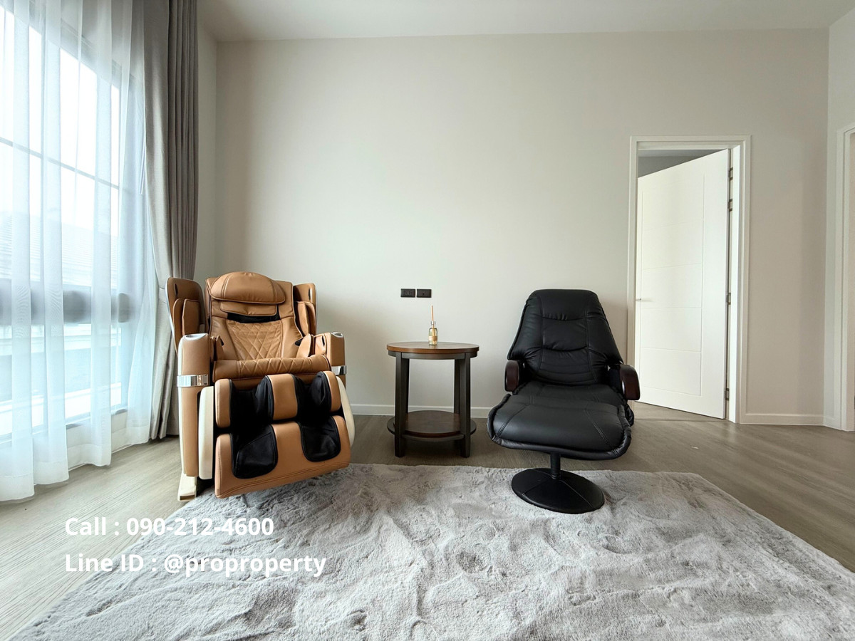 บ้านบางนา แบริ่ง ลาซาล : บ้านหรูให้เช่า ใกล้คลับเฮ้าส์ บ้านใหม่แต่งครบ พร้อมเฟอร์นิเจอร์คุณภาพ เข้าอยู่ได้ทันที