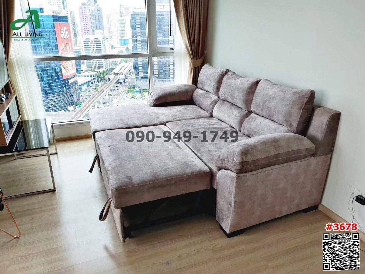 For RentCondoSathorn, Narathiwat : Condo for rent: Rhythm Sathorn, beautiful room, ready to move in, in the heart of the city.