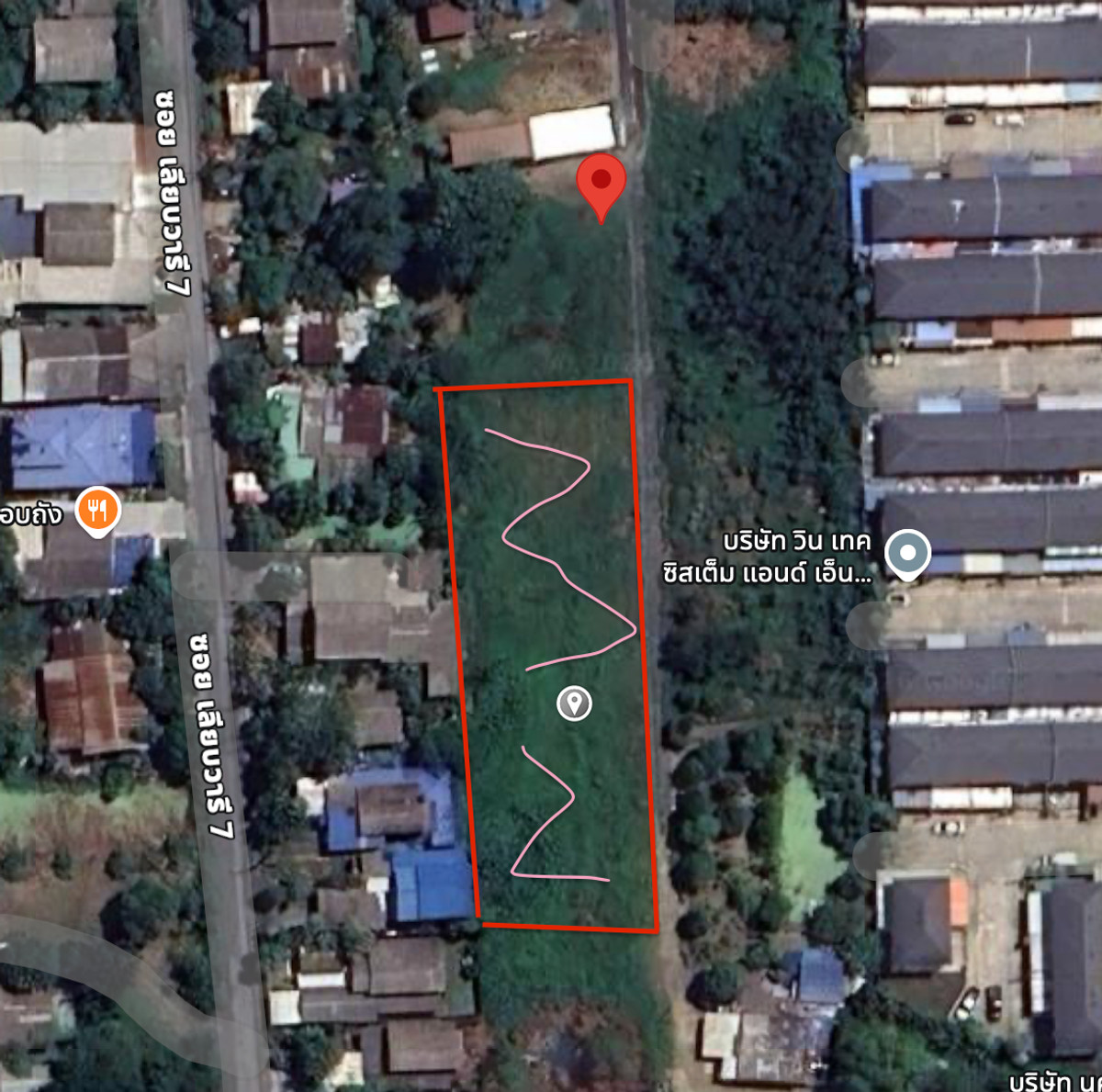 For SaleLandMin Buri, Romklao : Land for sale, 1 rai, along Waree 5 – wide area, yellow layout, good price, Nong Chok area!