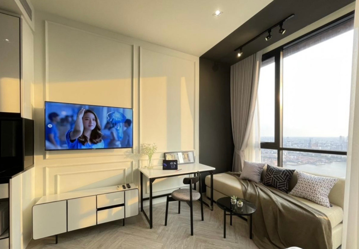 ให้เช่าคอนโดวงเวียนใหญ่ เจริญนคร : เช่าแชปเตอร์ เจริญนคร - ริเวอร์ไซด์ สวย พร้อมอยู่ วิวแม่น้ำ ใกล้ BTS กรุงธนบุรี สนใจแอตไลน์ครับ@841qqlnr