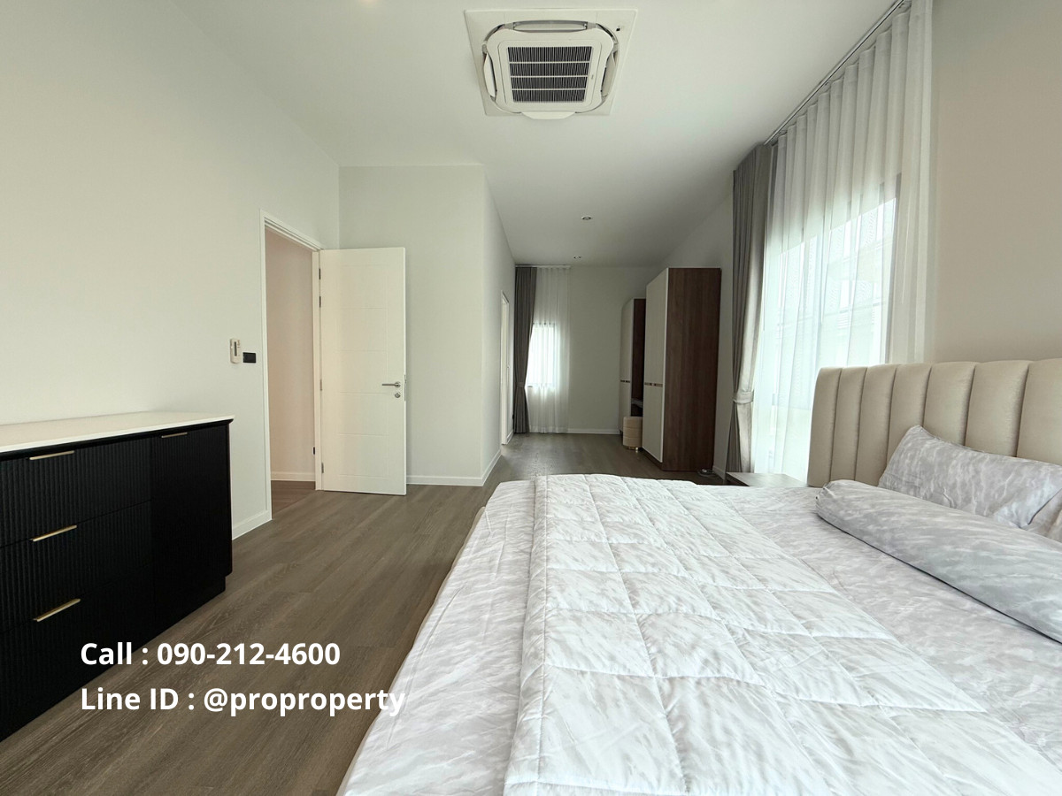 บ้านบางนา แบริ่ง ลาซาล : บ้านหรูให้เช่า ใกล้คลับเฮ้าส์ บ้านใหม่แต่งครบ พร้อมเฟอร์นิเจอร์คุณภาพ เข้าอยู่ได้ทันที