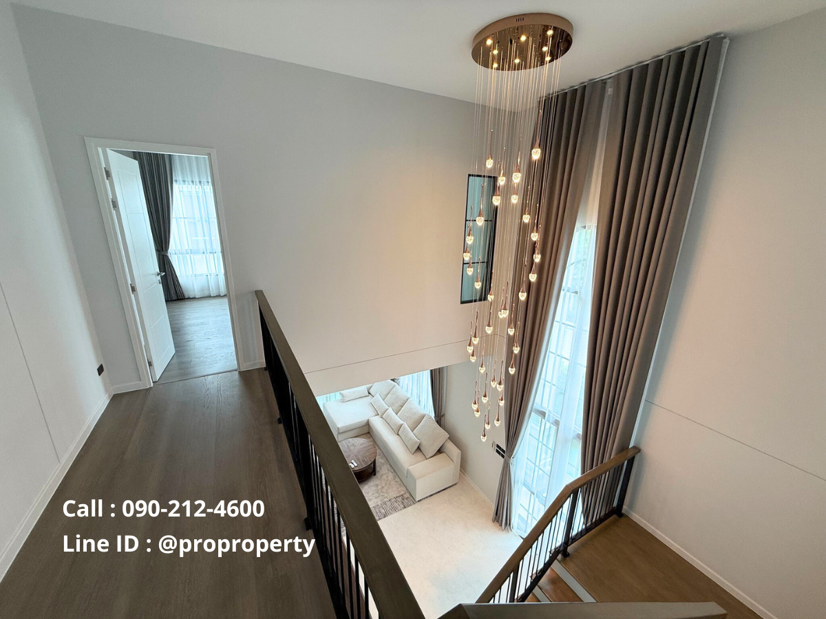 บ้านบางนา แบริ่ง ลาซาล : บ้านหรูให้เช่า ใกล้คลับเฮ้าส์ บ้านใหม่แต่งครบ พร้อมเฟอร์นิเจอร์คุณภาพ เข้าอยู่ได้ทันที