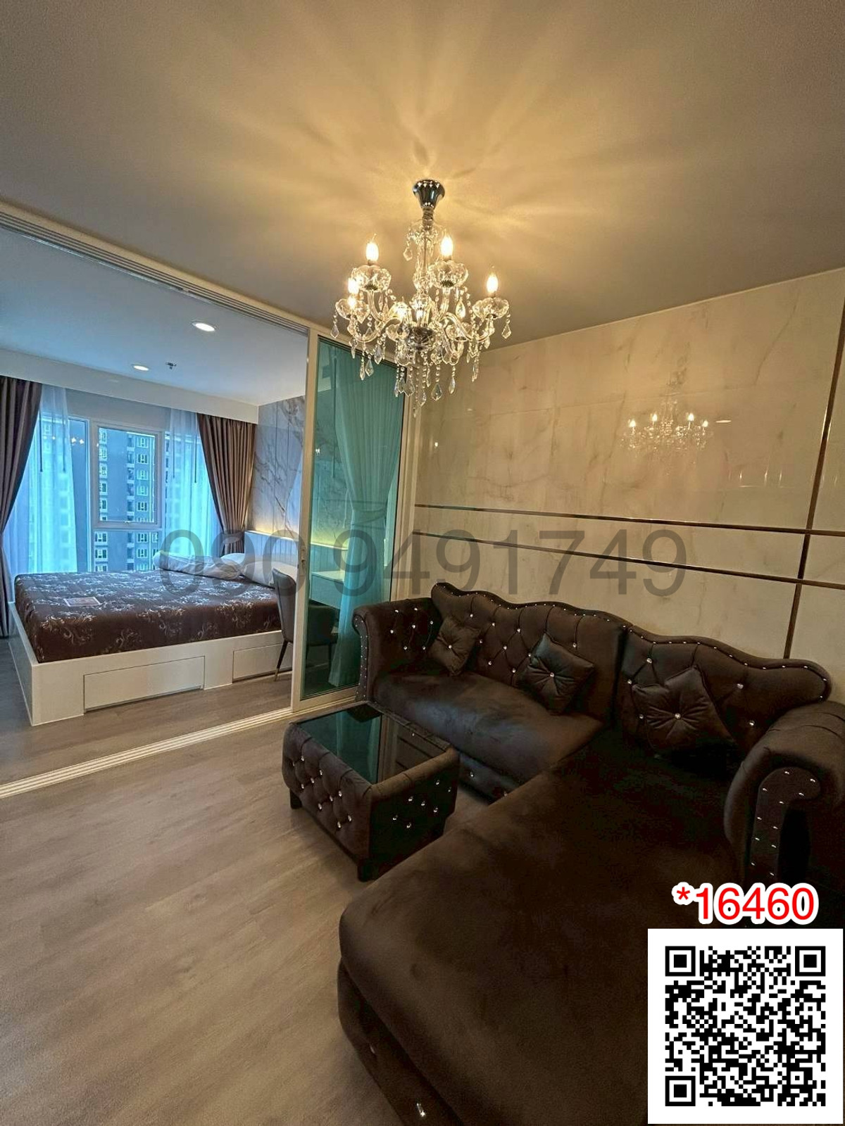 ให้เช่าคอนโดบางนา แบริ่ง ลาซาล : เช่า คอนโด Regent Home Bangna ขนาด 1 ห้องนอน ชั้น 10 ตึก D ตกแต่งสวย ใกล้ BTS บางนา เพียง 400 เมตร