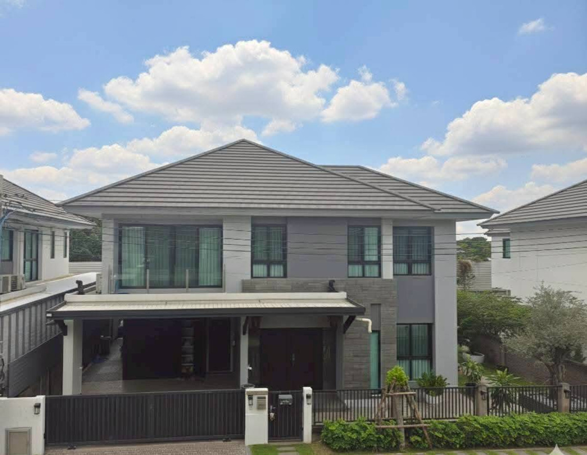 For RentHouseRama 2, Bang Khun Thian : For rent, 2-story detached house, Airi Rama 2 project, 5 bedrooms, 5 bathrooms, land 84 sq m., usable area 260 sq m., ready to move in. Near Central Rama 2 Department Store, Kanchana Expressway.