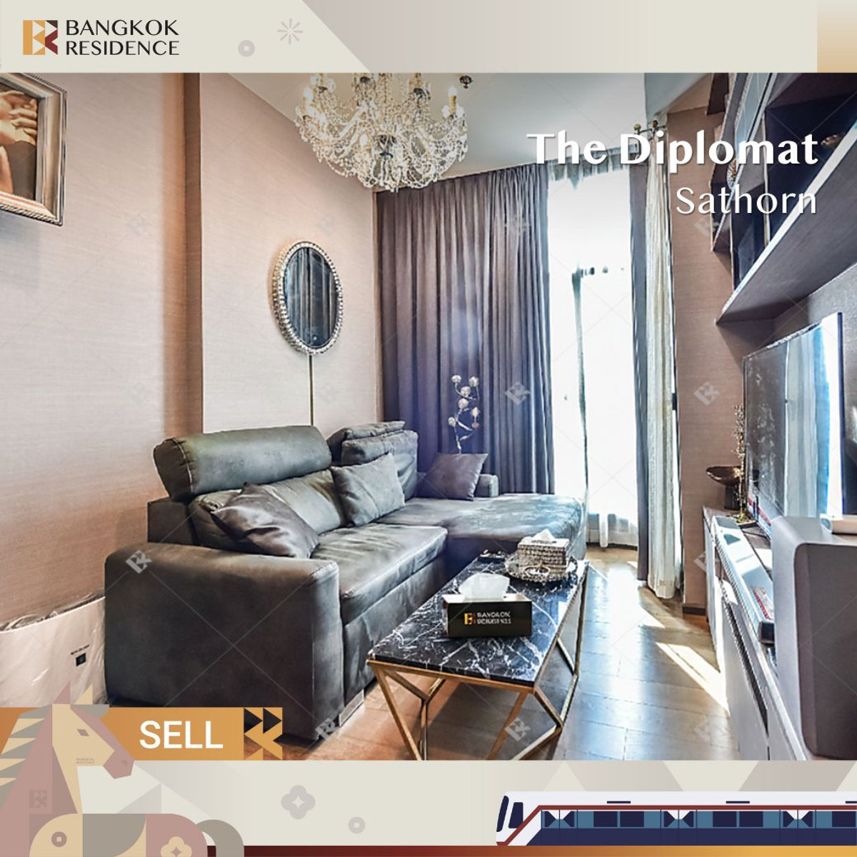 ขายคอนโดสาทร นราธิวาส : 🩵✨ The Diplomat Sathorn ✨🩵 -  ทำเล Prime CBD สาทร ใกล้ Bts สุรศักดิ์ 