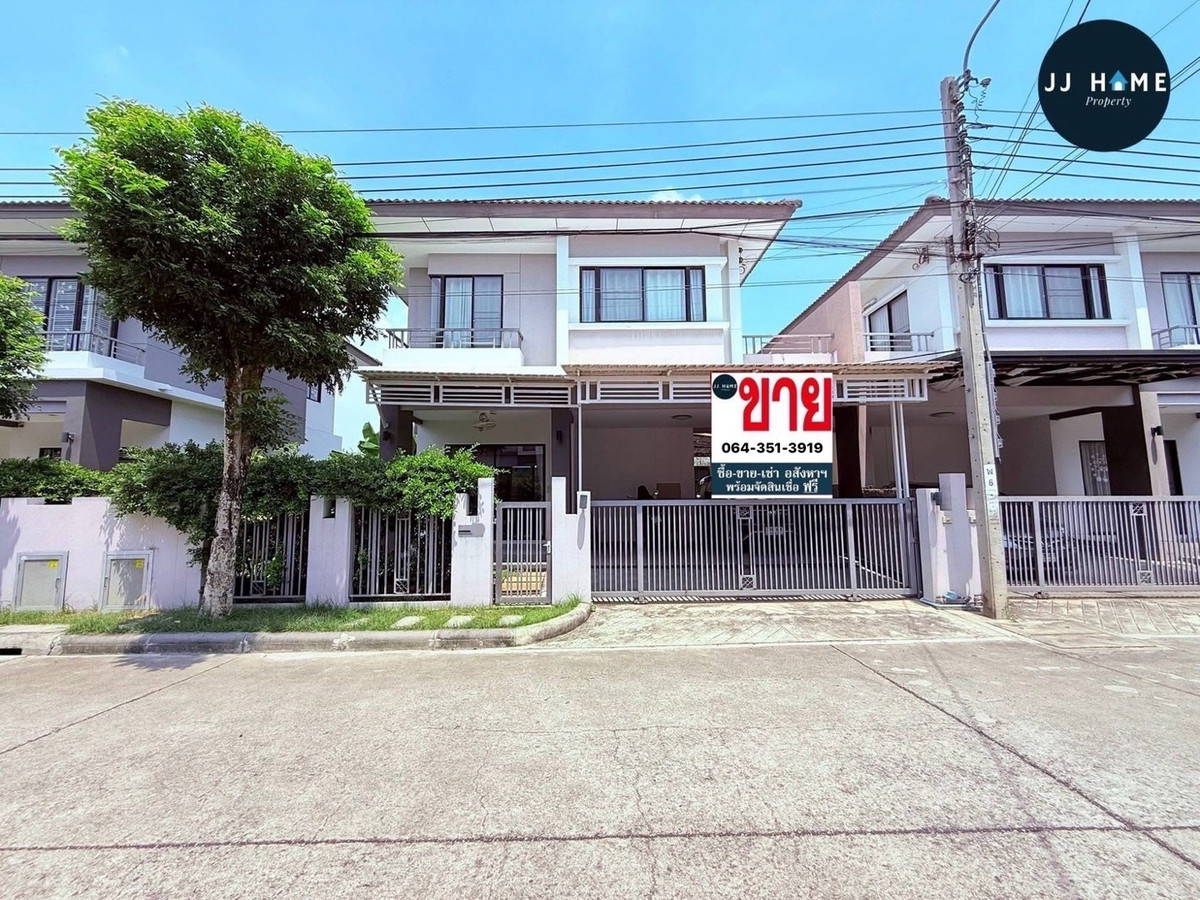 For SaleSamut Prakan,Samrong : Urgent sale, semi-detached house, low price. Etro Java Bay King Kaew 19