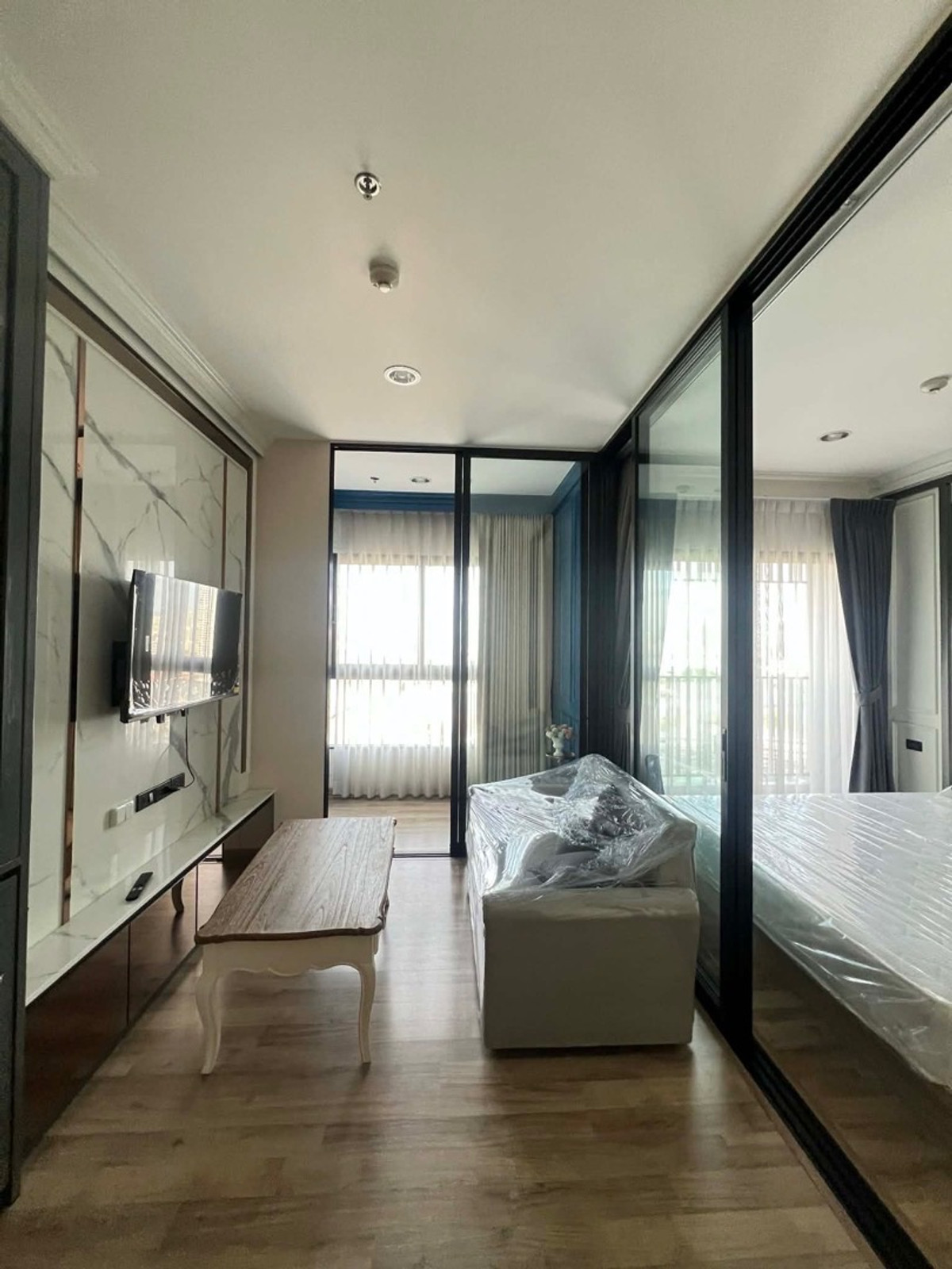 ให้เช่าคอนโดวงเวียนใหญ่ เจริญนคร : ห้องว่างพร้อมเข้าอยู่ วิวแม่น้ำคอนโด Niche Mono เจริญนคร