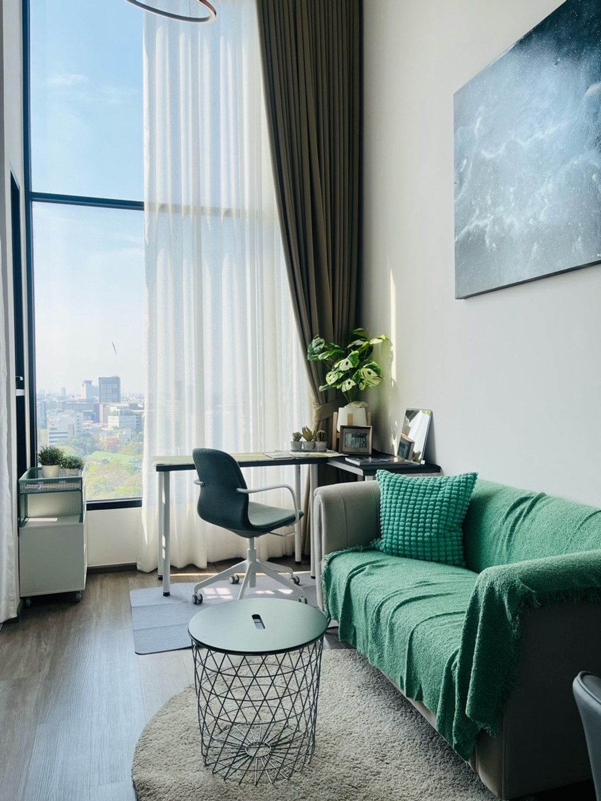 CondoKasetsart, Ratchayothin : 🎓SO Kaset University 🎓15th floor, Kasetsart University view 🌲Green and shady 🍀New room, nice to live in, feel like home ☺️ Sell for 5.8 million/rent 28,000 ✅