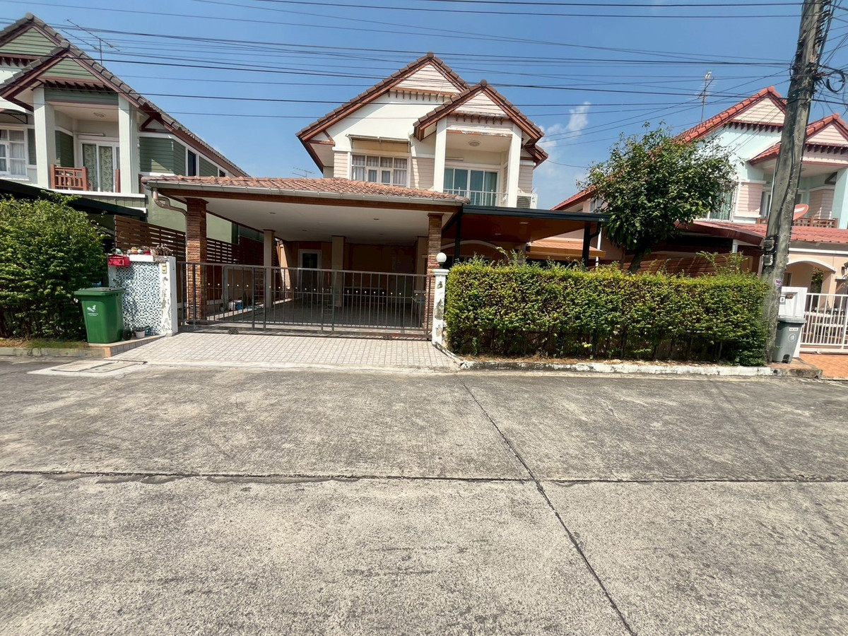 For SaleHousePathum Thani,Rangsit, Thammasat : Floraville Village Rangsit-Pathum Thani Soi 5, Soi Wat Prem Prachakorn, Bang Phun Subdistrict, Mueang Pathum Thani District, Pathum Thani Province