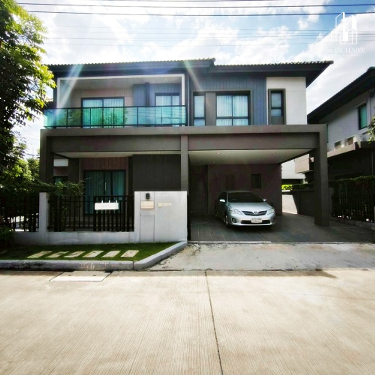 For SaleHouseNonthaburi, Bang Yai, Bangbuathong : 2-story detached house for sale, Venue ID Westgate Project, Nonthaburi, corner house.