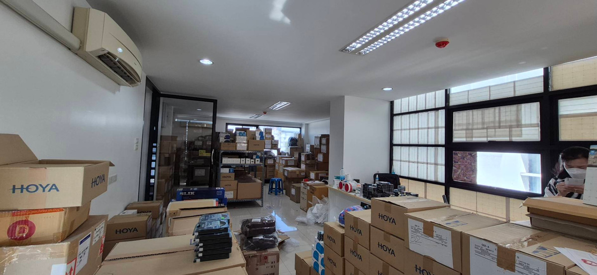 For SaleHome OfficeLadprao101, Happy Land, The Mall Bang Kapi : 5-story home office for sale, The Primary 101 Project, Soi Lat Phrao 101.  📌Cheaper than estimated
