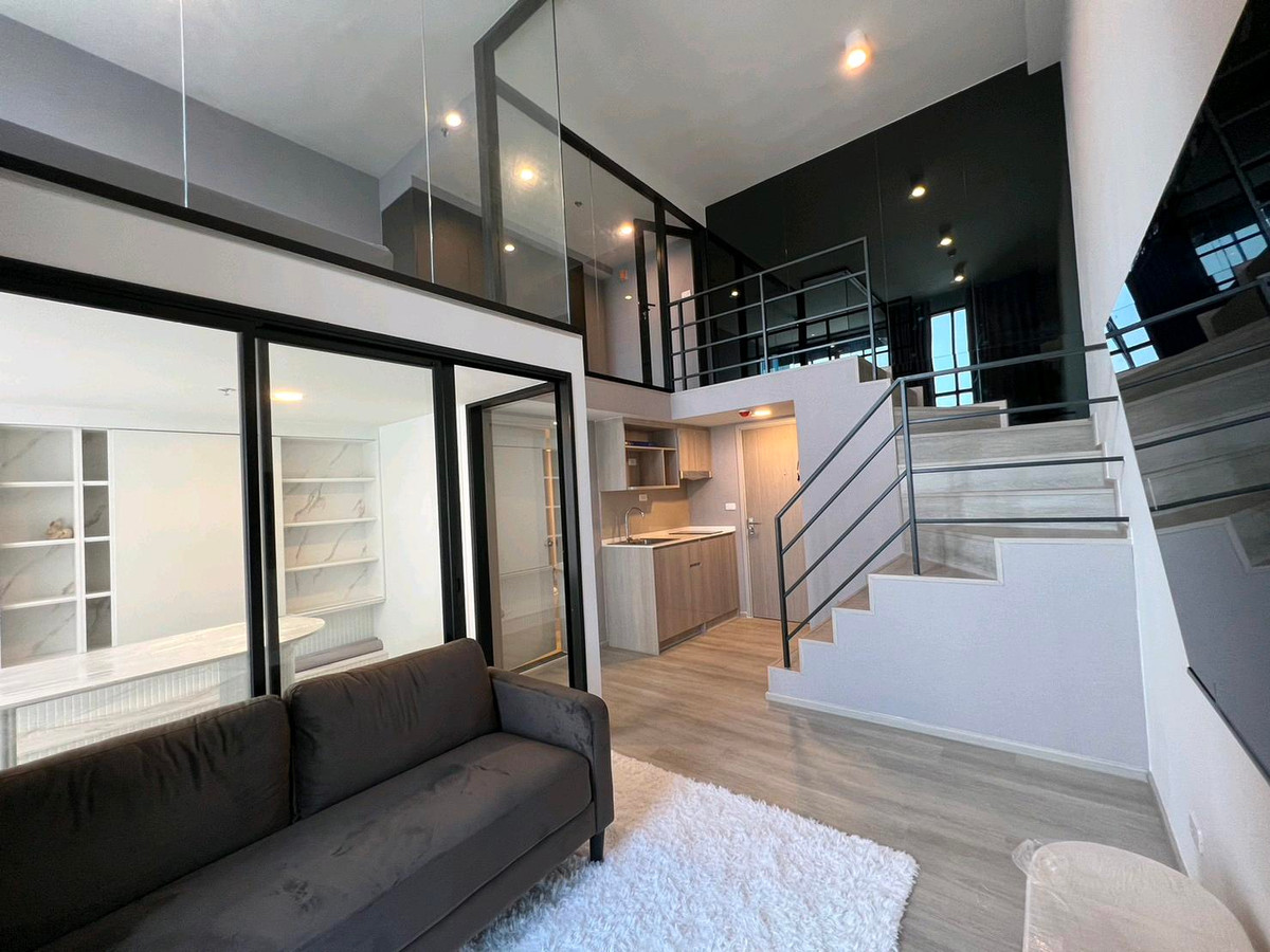 ให้เช่าคอนโดปิ่นเกล้า จรัญสนิทวงศ์ : ให้เช่าคอนโด ideo charan 70 river view ห้อง duplex  วิวแม่น้ำ 