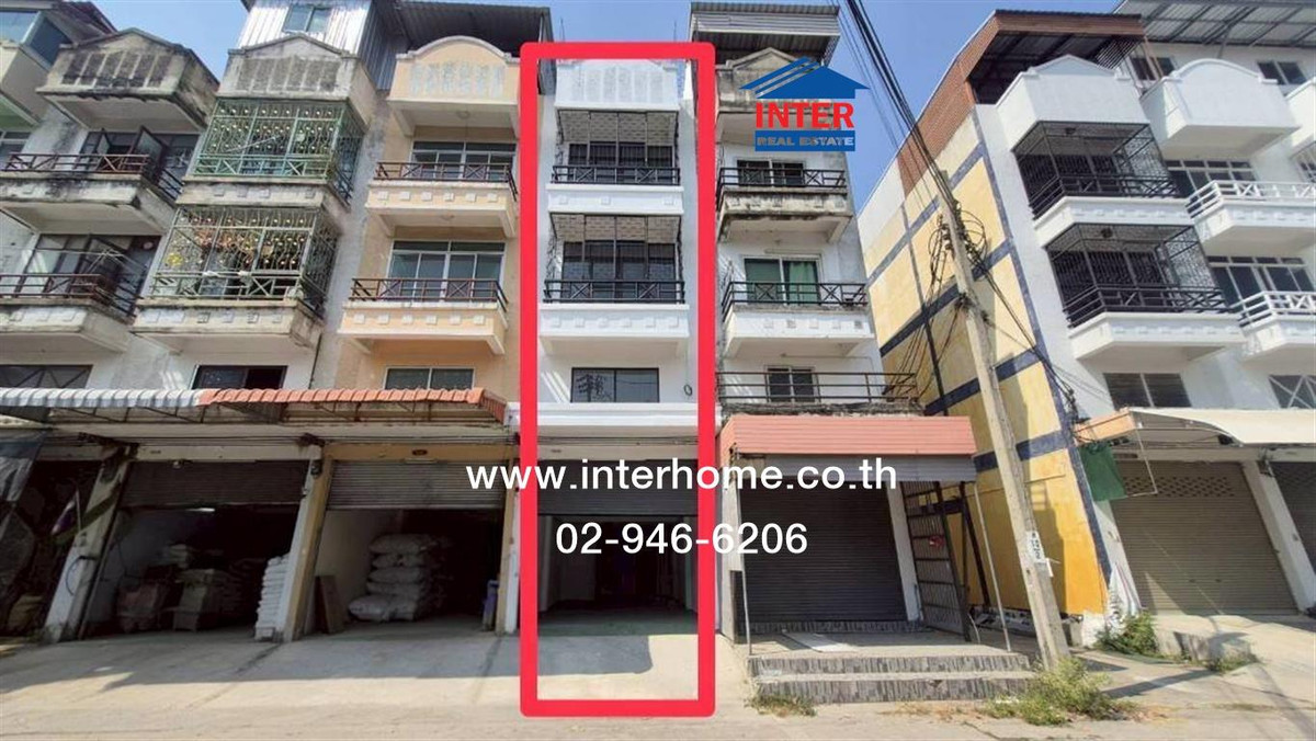 ขายอาคารพาณิชย์นนทบุรี บางใหญ่ บางบัวทอง : อาคารพาณิชย์ 3.5 ชั้น 17 ตร.ว. หมู่บ้านนครทองปาร์ควิว ถนนบางบัวทอง-สุพรรณบุรี ถนนกาญจนาภิเษก บางบัวทอง นนทบุรี