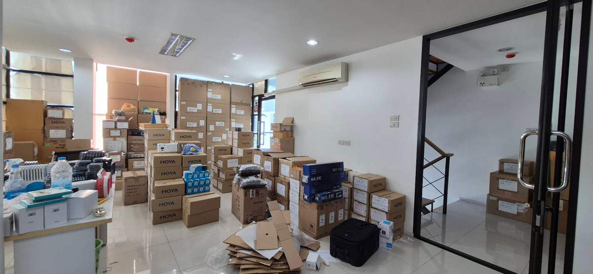 For SaleHome OfficeLadprao101, Happy Land, The Mall Bang Kapi : 5-story home office for sale, The Primary 101 Project, Soi Lat Phrao 101.  📌Cheaper than estimated