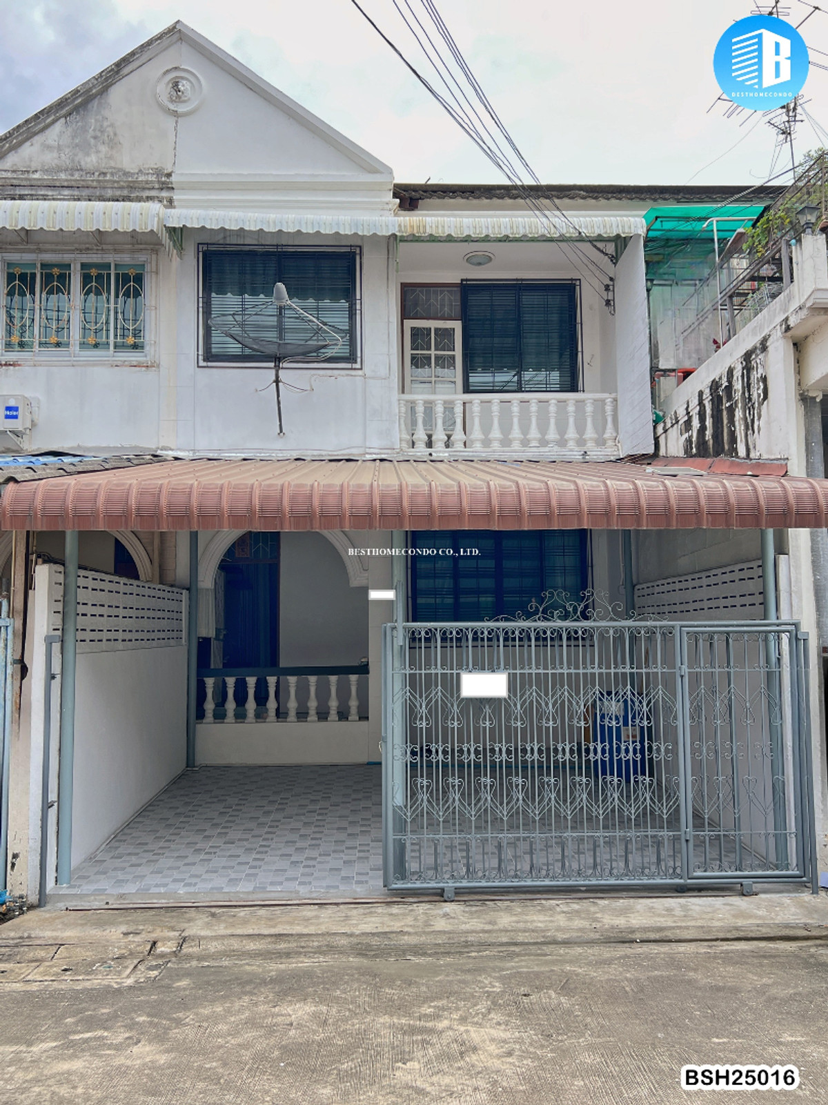 For SaleTownhomeOnnut, Udomsuk : 2-story townhome for sale, Sukhumvit 101, Niranville Village, Soi Punnawithi 46