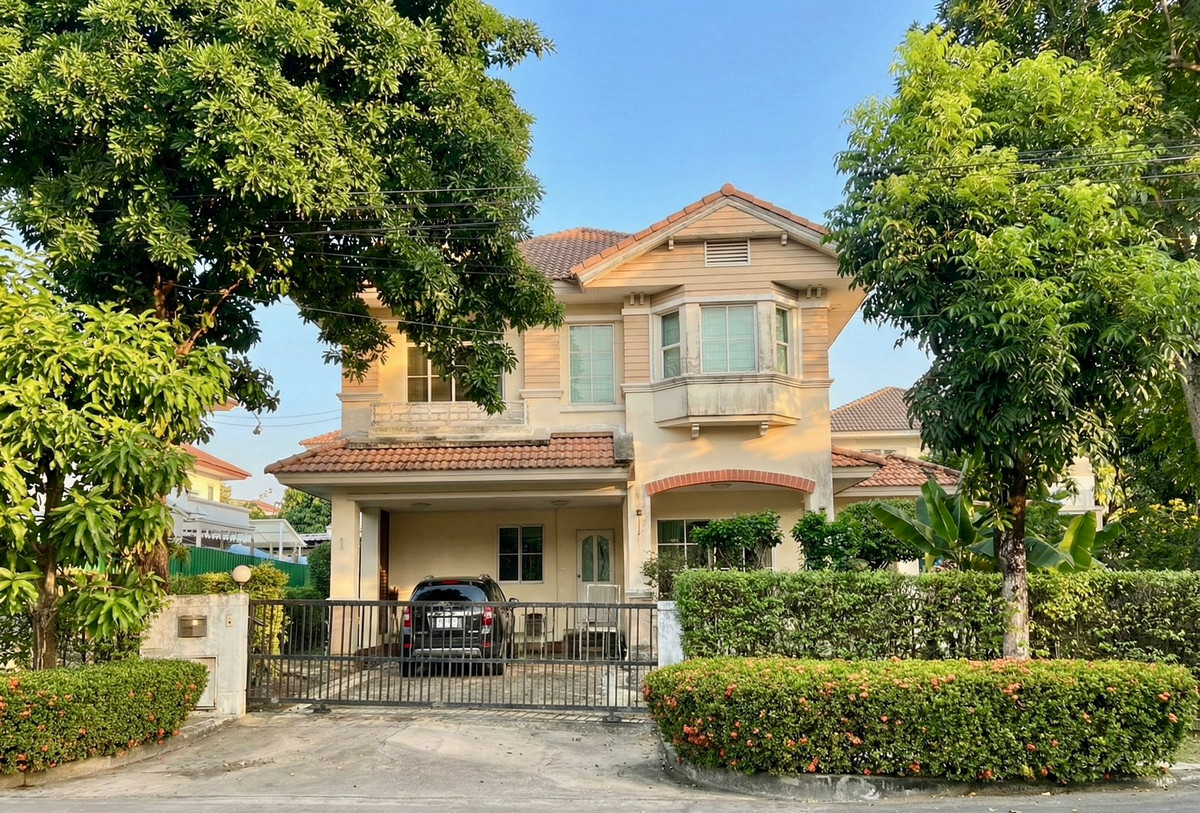 ขายบ้านมีนบุรี-ร่มเกล้า : บ้านสวนที่ดินใหญ่ เหมาะรีโนเวท ขายบ้านเดี่ยวชัยพฤกษ์ 2 - สุวินทวงศ์ ติดถนนเมนกว้าง 12 เมตร