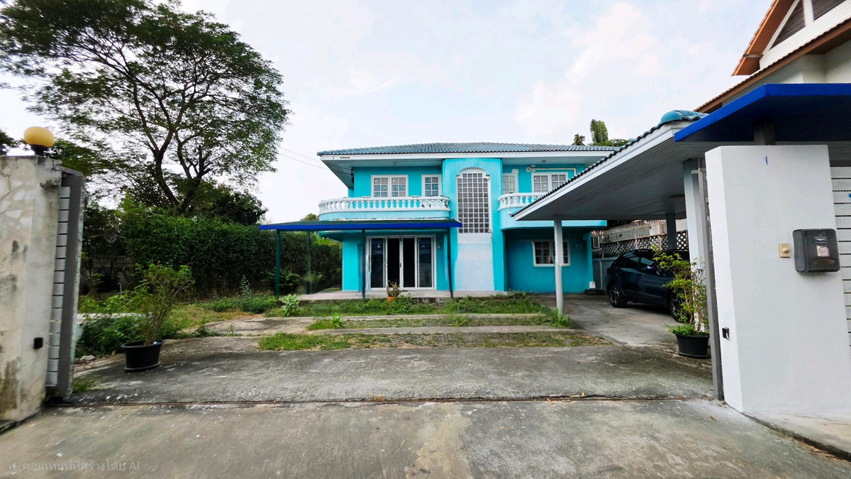 For SaleHouseChaengwatana, Muangthong : Buy land and get a 2-story detached house for free, worth over 4 million baht.