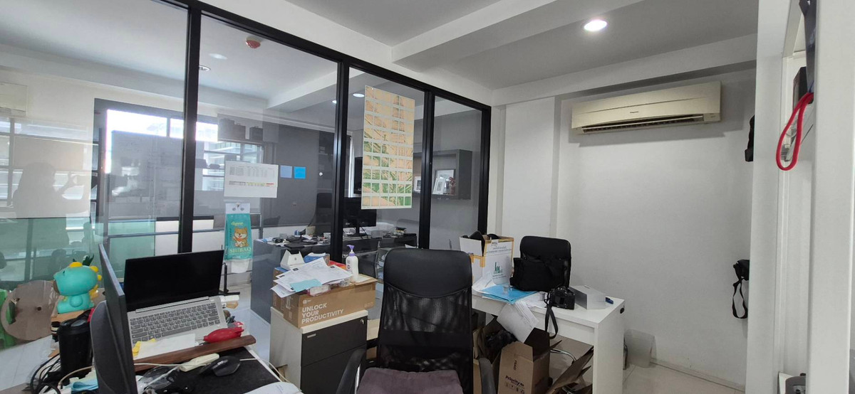 For SaleHome OfficeLadprao101, Happy Land, The Mall Bang Kapi : 5-story home office for sale, The Primary 101 Project, Soi Lat Phrao 101.  📌Cheaper than estimated