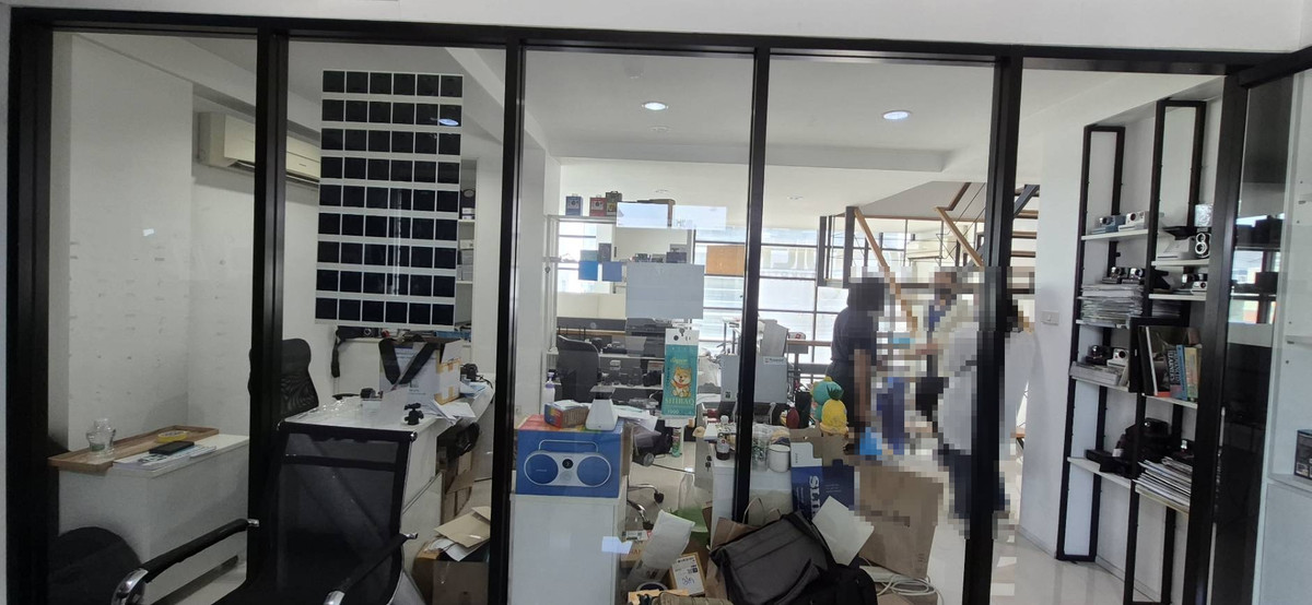 For SaleHome OfficeLadprao101, Happy Land, The Mall Bang Kapi : 5-story home office for sale, The Primary 101 Project, Soi Lat Phrao 101.  📌Cheaper than estimated