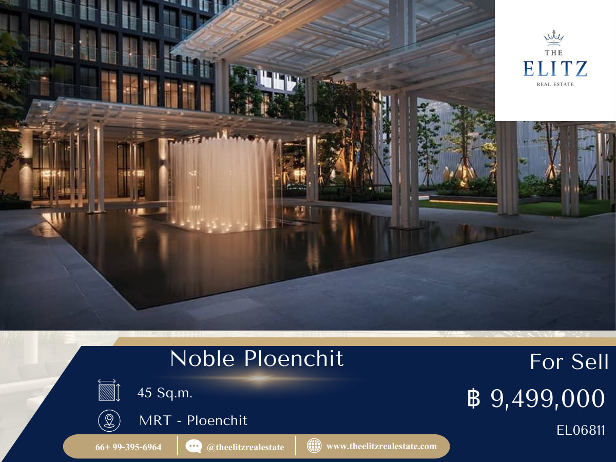 For SaleCondoWitthayu, Chidlom, Langsuan, Ploenchit : ✨ High Yield & Capital Gain ✨ Noble Ploenchit, a condo that is preferred by foreigners and high-level executives ❤️