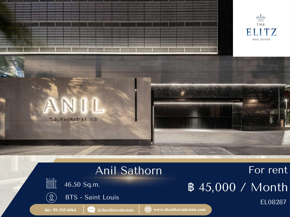 For RentCondoSathorn, Narathiwat : ✨ Living with Wellness ✨ Anil Sathorn 12 beautiful rooms, fresh air with MERV 13 filtration system and non-toxic materials throughout the room 👌