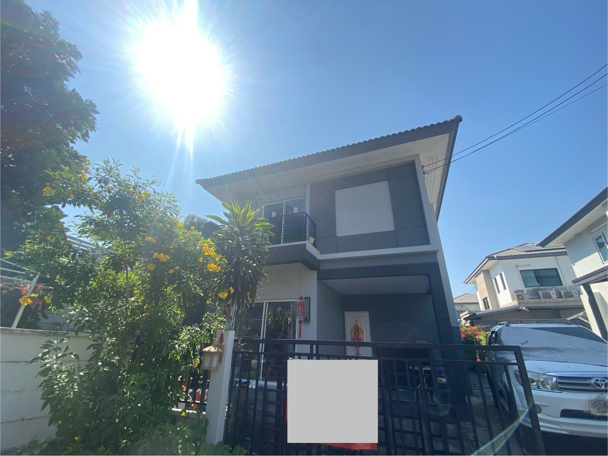 For RentHouseNawamin, Ramindra : For rent, 2-story detached house with furniture, Centro Watcharapol Village, Sukhaphiban 5 Road, area 63 sq m., 3 bedrooms, 3 bathrooms, ready to move in.