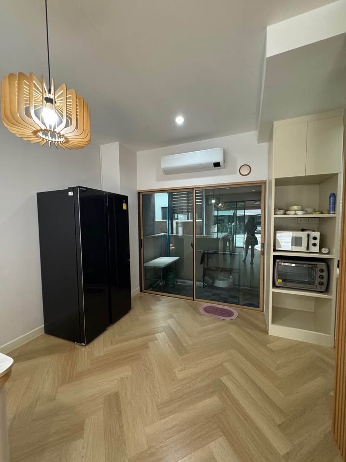 For RentTownhomeMin Buri, Romklao : K-6729 For rent! Beautiful house, townhome, Baan Klang Muang, Rama 9-Krungthep Kreetha, ready to move in.