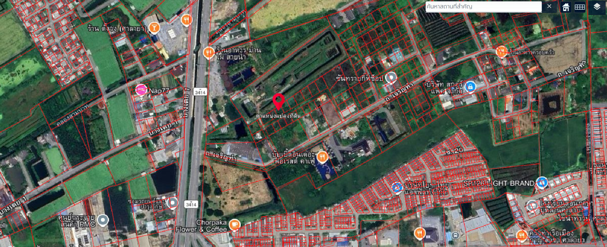 ขายที่ดินนครปฐม : ที่ดิน 93 ตร.วา พุทธมณฑลสาย 5  ใกล้ถนนบรมราชชนี  ห่างถนนพุทธมณฑลสาย 5 ซอยเพียง 250 เมตร 