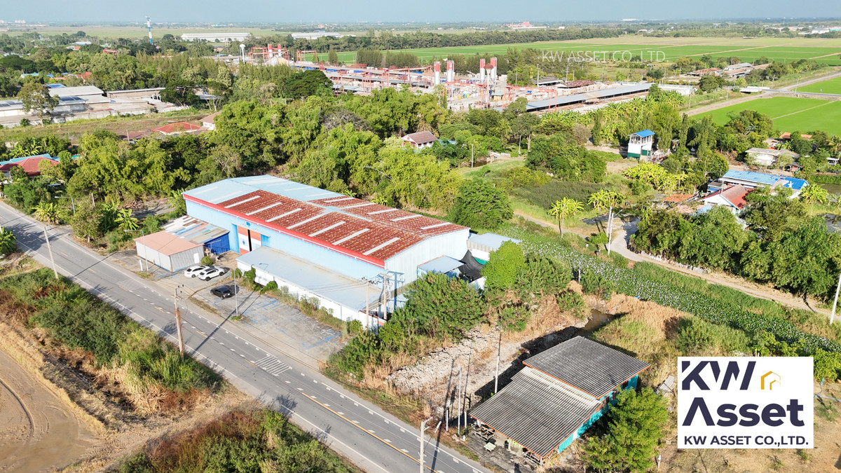 For SaleWarehousePathum Thani,Rangsit, Thammasat : Land for sale with warehouse and factory, 1-1-3 rai, Bueng Thong Lang Subdistrict, Lam Luk Ka District, Pathum Thani Province.