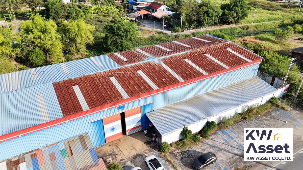 For SaleWarehousePathum Thani,Rangsit, Thammasat : Land for sale with warehouse and factory, 1-1-3 rai, Bueng Thong Lang Subdistrict, Lam Luk Ka District, Pathum Thani Province.