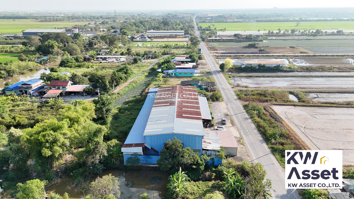 For SaleWarehousePathum Thani,Rangsit, Thammasat : Land for sale with warehouse and factory, 1-1-3 rai, Bueng Thong Lang Subdistrict, Lam Luk Ka District, Pathum Thani Province.