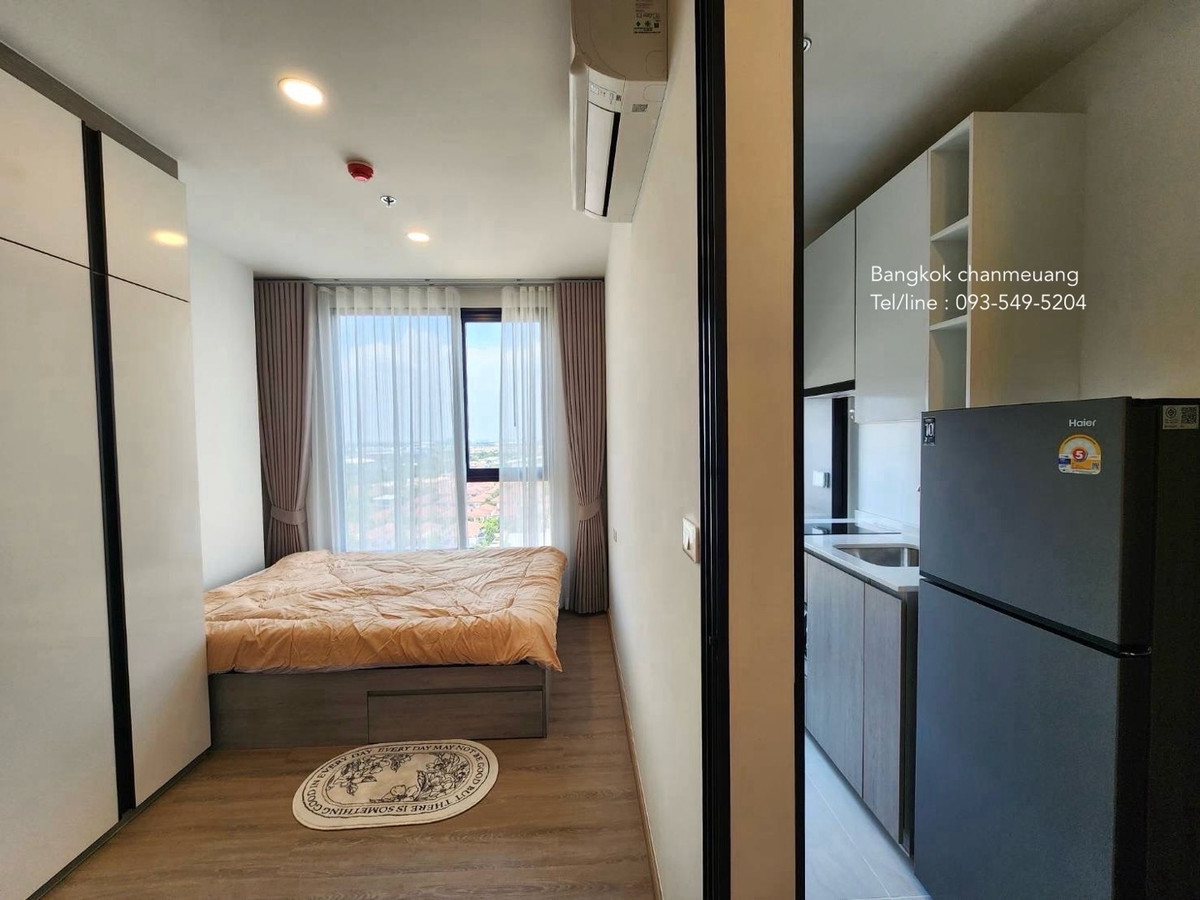 For RentCondoRattanathibet, Sanambinna : Urgent for rent🔥 New room, never rented out❗️🏢Origin Plug and Play Nonthaburi Station 🚝 MRT Yaek Nonthaburi Station 1