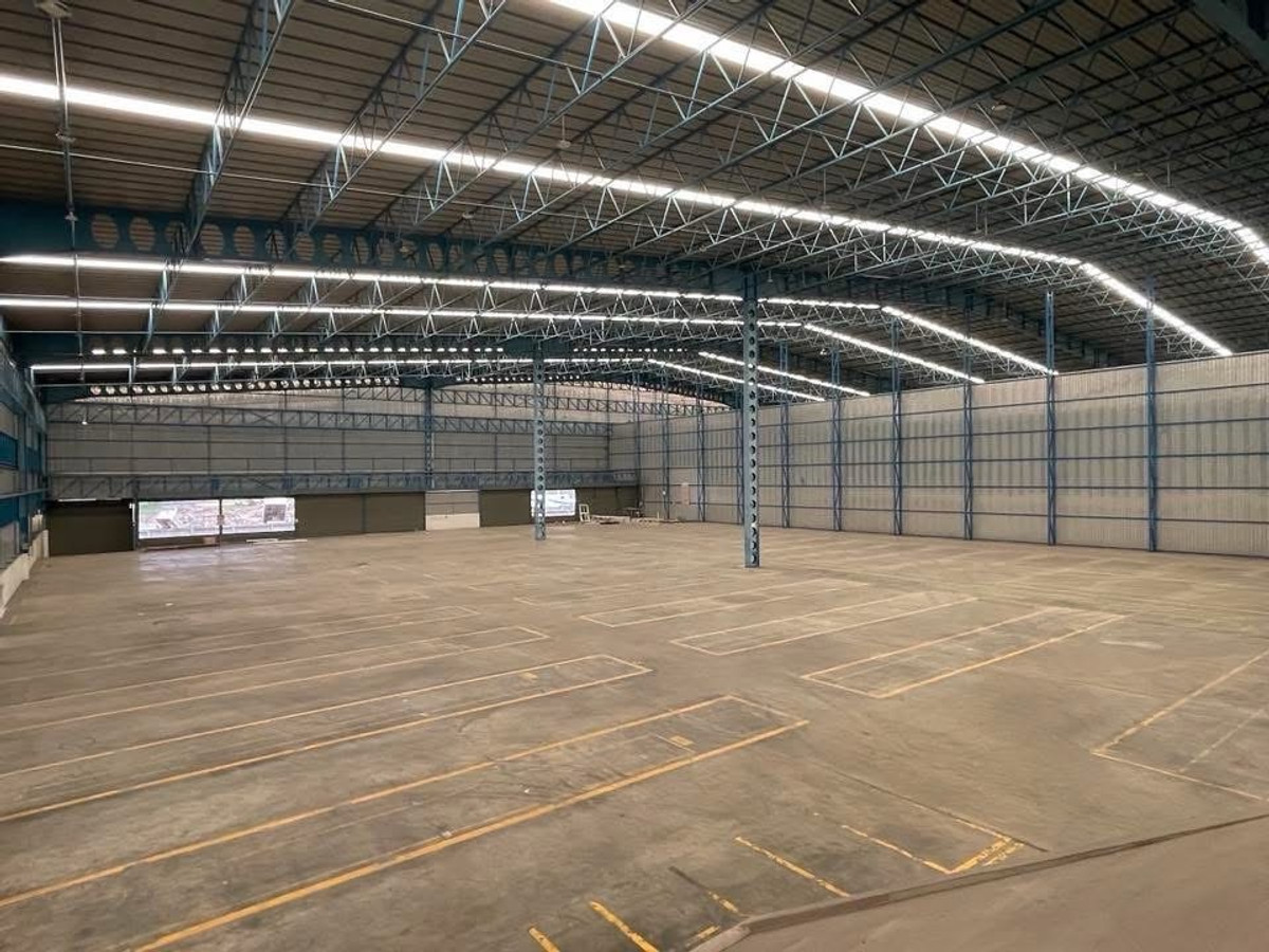 For RentFactorySamut Prakan,Samrong : Factory for rent, 10,000 square meters, purple area = industry @ Bang Phli Industrial Estate, Samut Prakan Province
