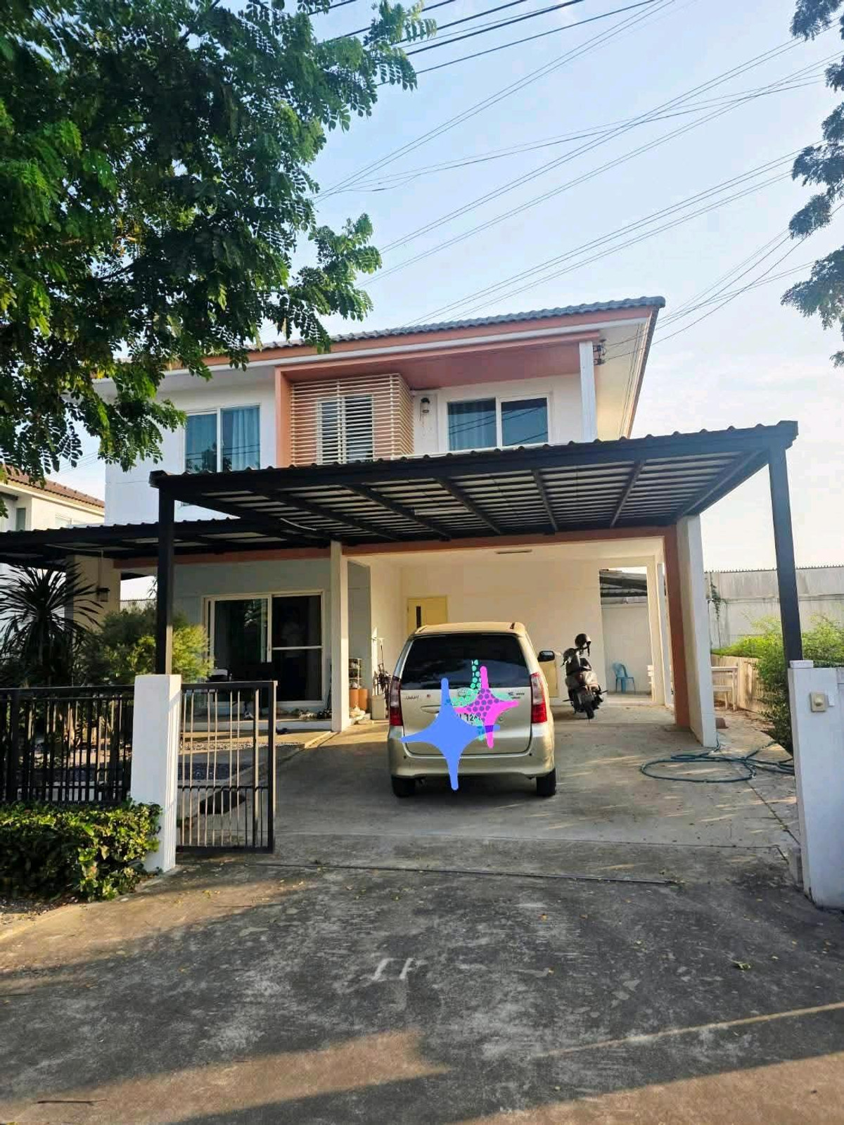 For RentHousePathum Thani,Rangsit, Thammasat : Single house for rent Near Yamsaard School #Prueklada Khlong Si Lam Luk Ka For rent with furniture Newly renovated house