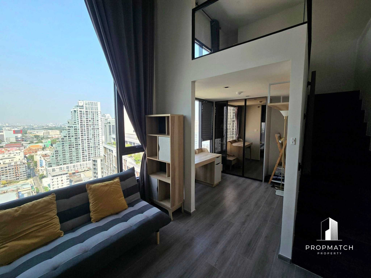 For SaleCondoSapankwai,Jatujak : The Reserve Phahol - Pradipat Duplex, excellent price, selling for only 6.35 m, large room 45sqm, next to BTS Saphan Khwai, convenient travel, can make an appointment to view at 064-6696546 Minnie, this number can be reached via Line.