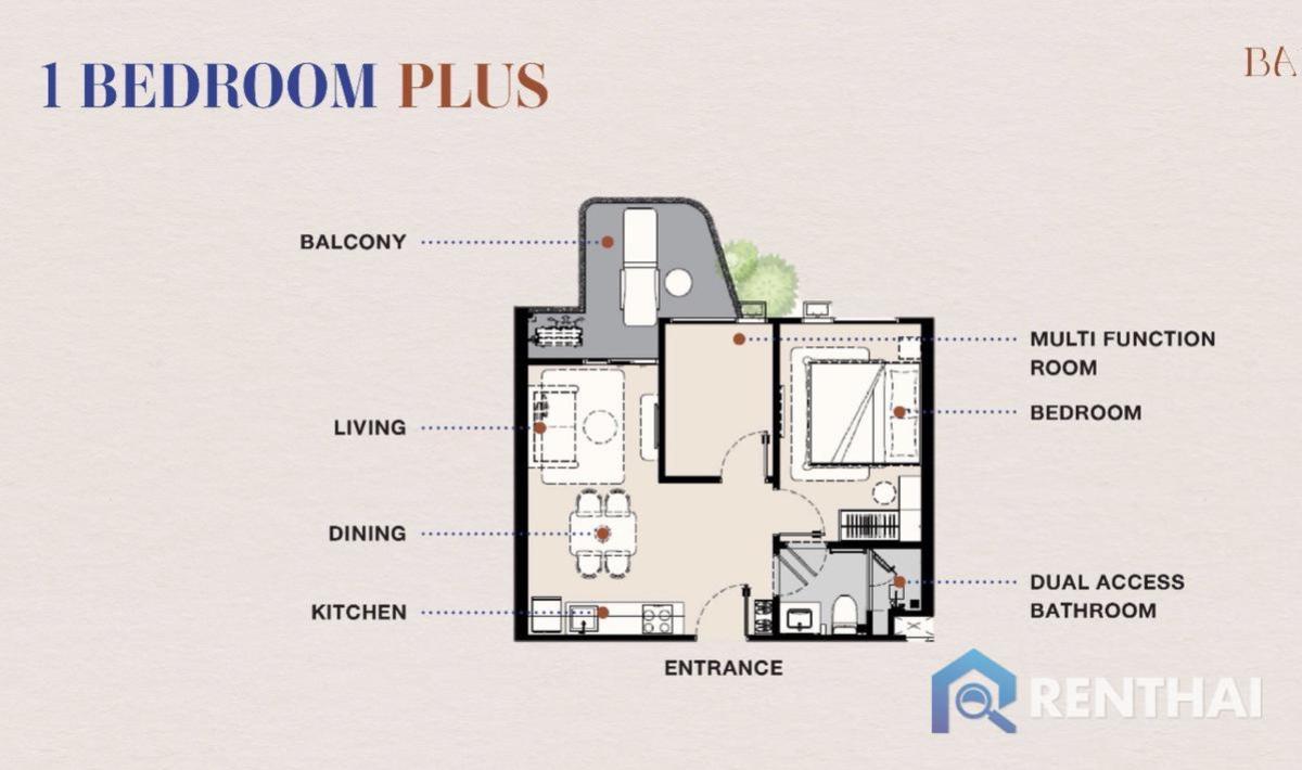 ขายคอนโดภูเก็ต : ขายคอนโดห้องยอดนิยม แบบ 1 ห้องนอน พลัส ทำเลติดหาดในยาง