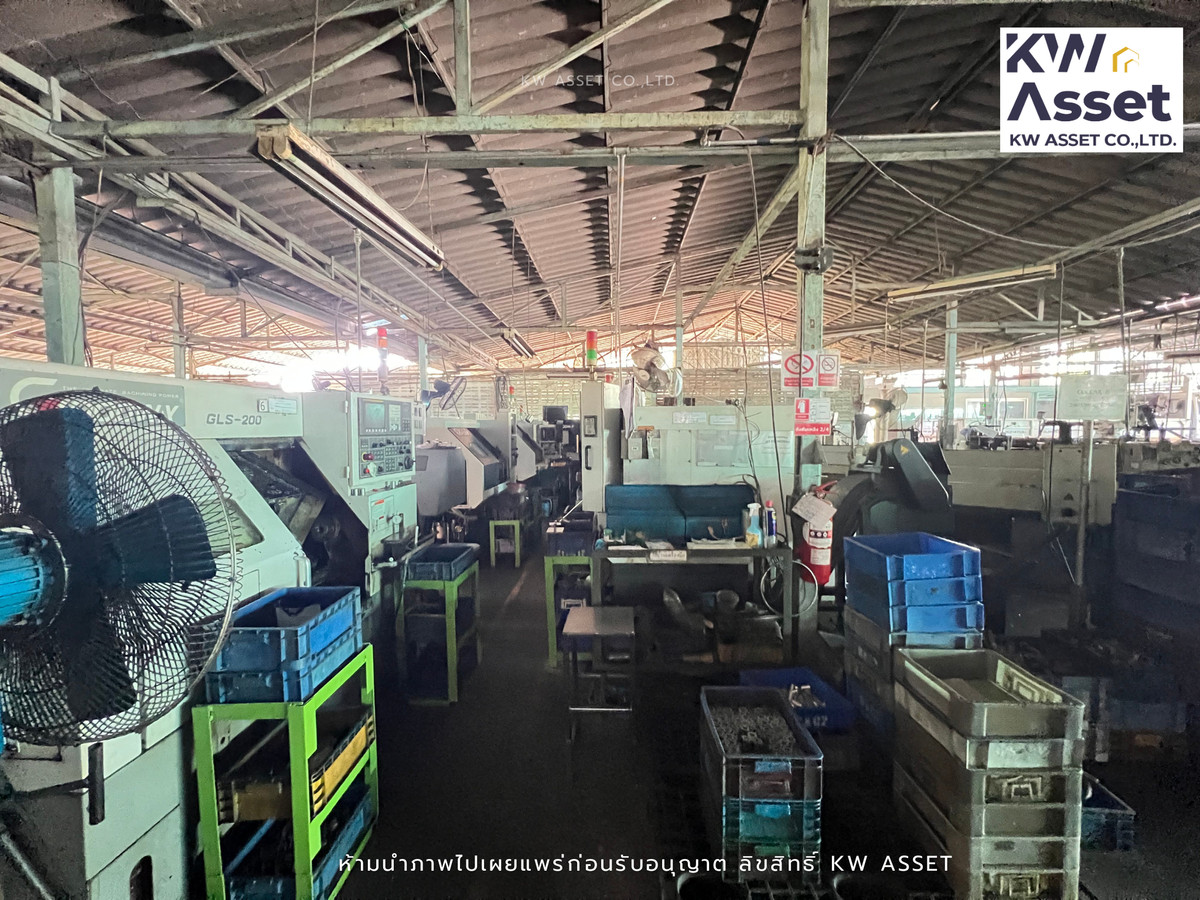 For SaleFactorySriracha Laem Chabang Ban Bueng : Sriracha factory business for sale, land 5-0-94 rai, has R.R.4 certificate 📍Chonburi 🟪Purple polka dot land plan #KWASSET