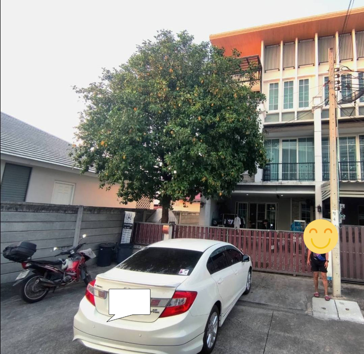 For SaleTownhomeRama5, Ratchapruek, Bangkruai : 3-story townhome, Golden City Pinklao-Charan Sanitwong, corner house, size 31.7 square meters, 5 bedrooms, Bang Kruai-Sai Noi Road, Bang Kruai Subdistrict, Bang Kruai District, Nonthaburi Province.