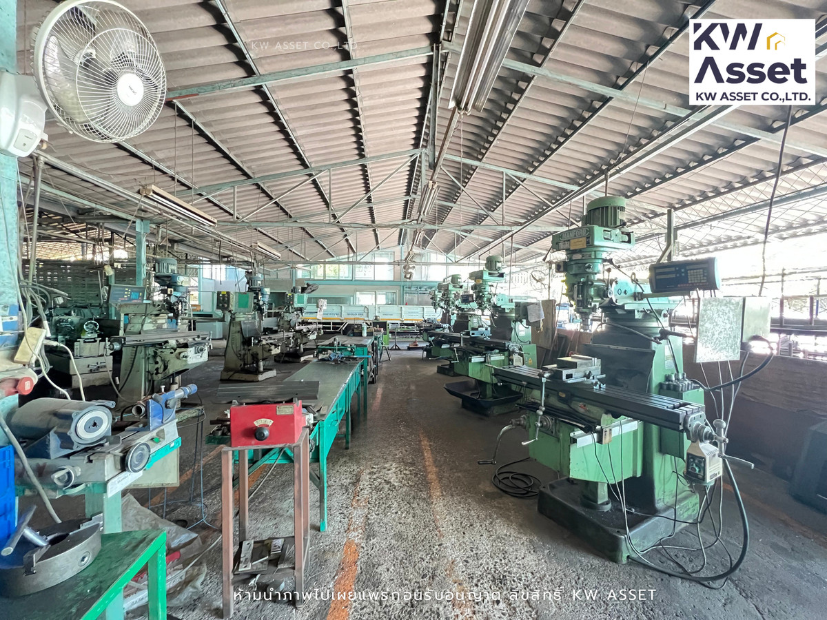 For SaleFactorySriracha Laem Chabang Ban Bueng : Sriracha factory business for sale, land 5-0-94 rai, has R.R.4 certificate 📍Chonburi 🟪Purple polka dot land plan #KWASSET