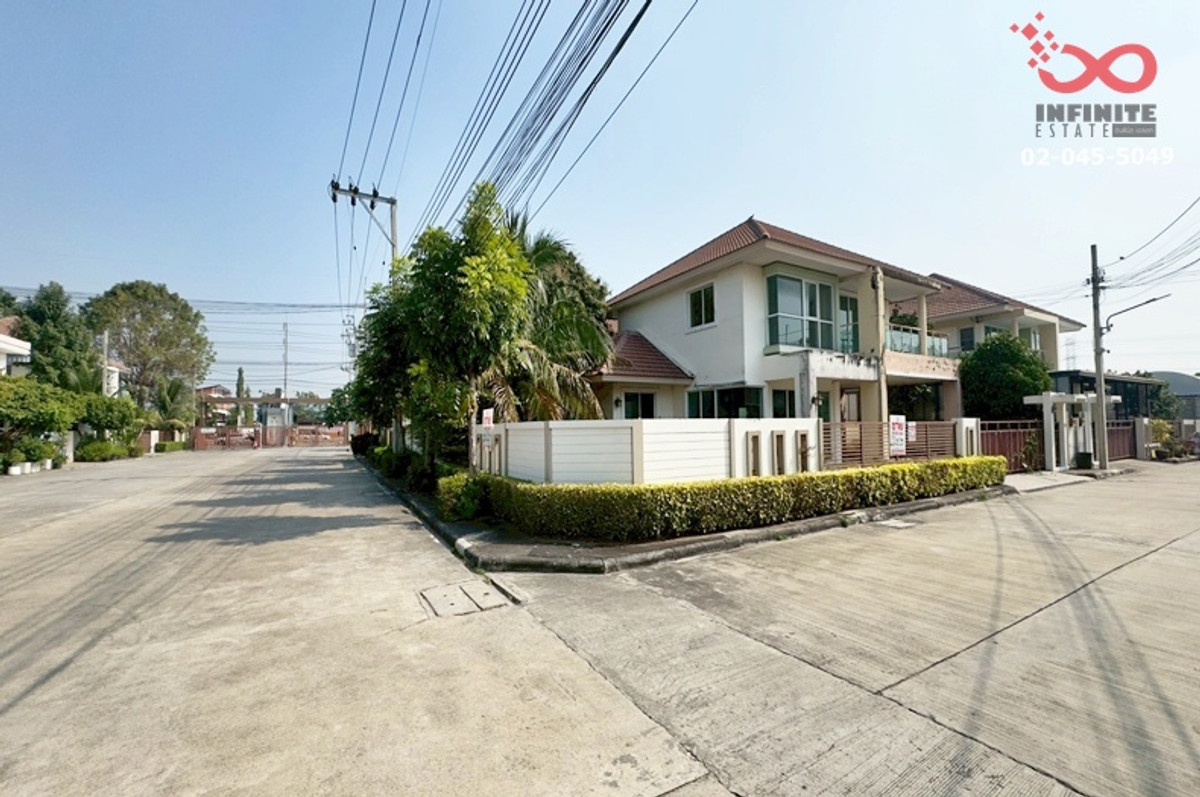 ขายบ้านพระราม 5 ราชพฤกษ์ บางกรวย : ขายบ้านเดี่ยว 2 ชั้น ชวนชมพาร์ค 2 บางกรวย-ไทรน้อย 79 ตร.วา หลังมุม  