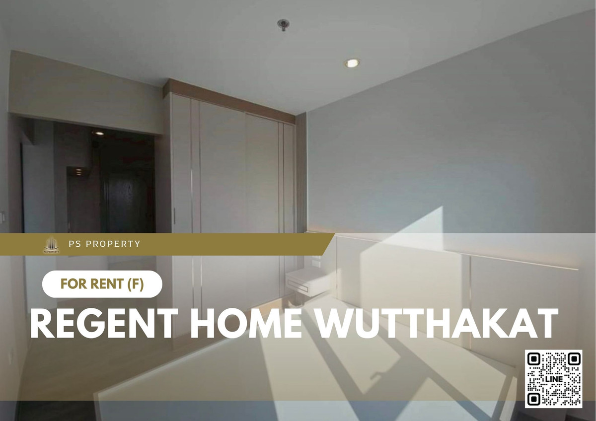 For RentCondoThaphra, Talat Phlu, Wutthakat : For Rent 🔥 Regent Home Wutthakat 🔥 Fully furnished and equipped with appliances, near BTS Wutthakat.