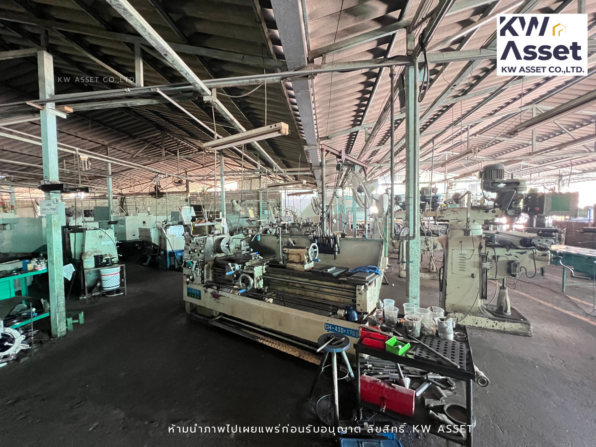 For SaleFactorySriracha Laem Chabang Ban Bueng : Sriracha factory business for sale, land 5-0-94 rai, has R.R.4 certificate 📍Chonburi 🟪Purple polka dot land plan #KWASSET