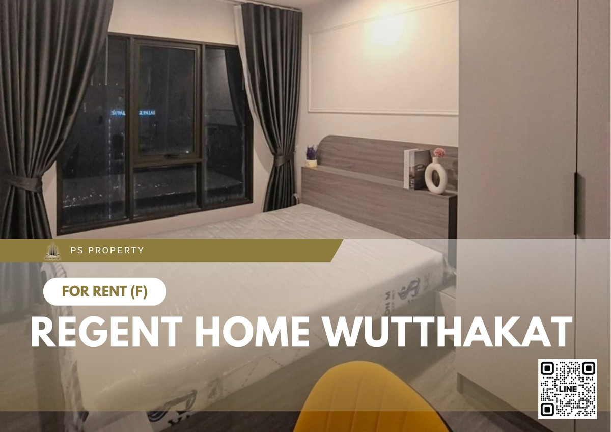 For RentCondoThaphra, Talat Phlu, Wutthakat : For Rent ✨ Regent Home Wutthakat ✨ Fully furnished and equipped with appliances, near BTS Wutthakat.