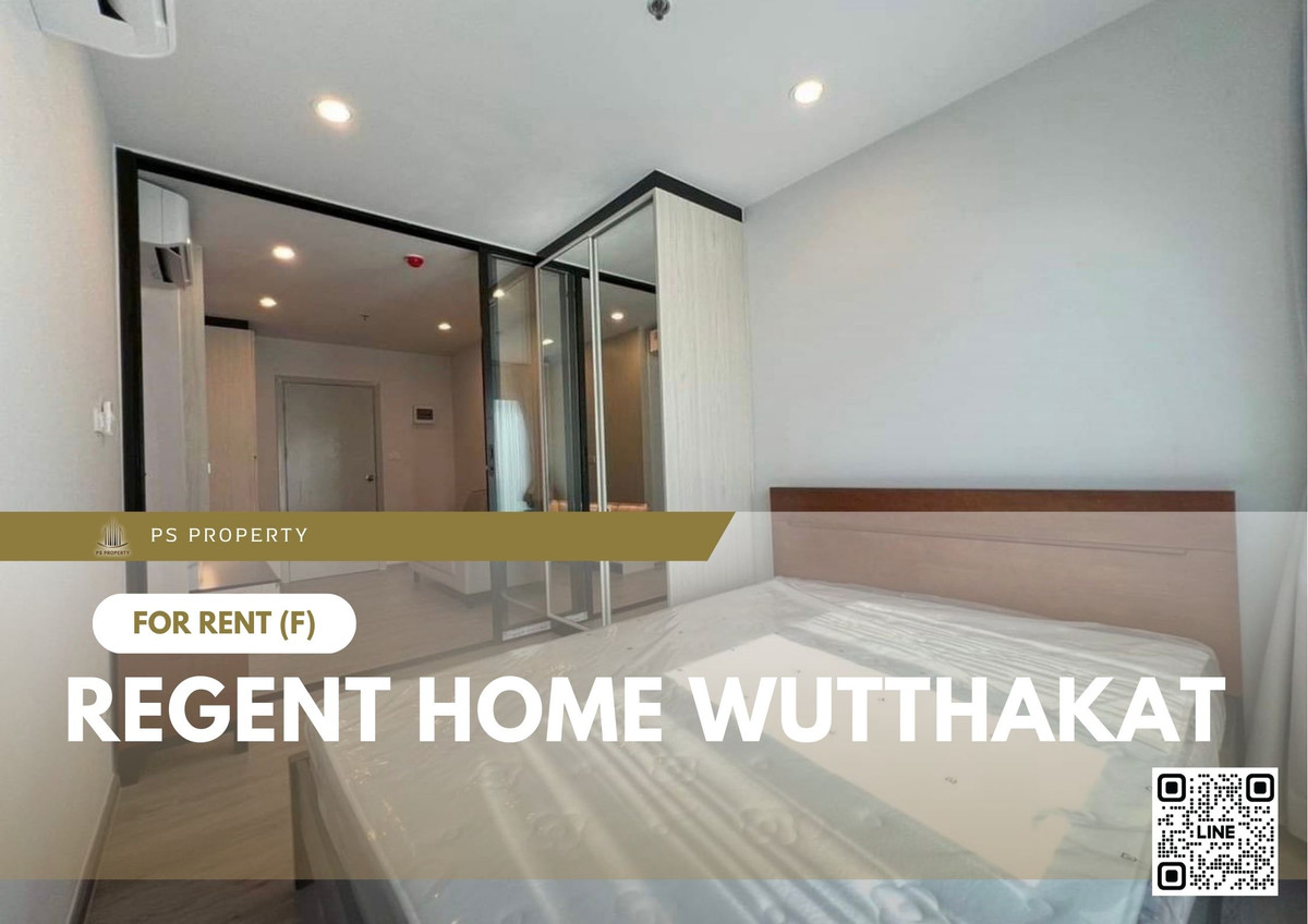 For RentCondoThaphra, Talat Phlu, Wutthakat : For rent 📍 Regent Home Wutthakat 📍 Fully furnished with appliances. Near BTS Wutthakat.