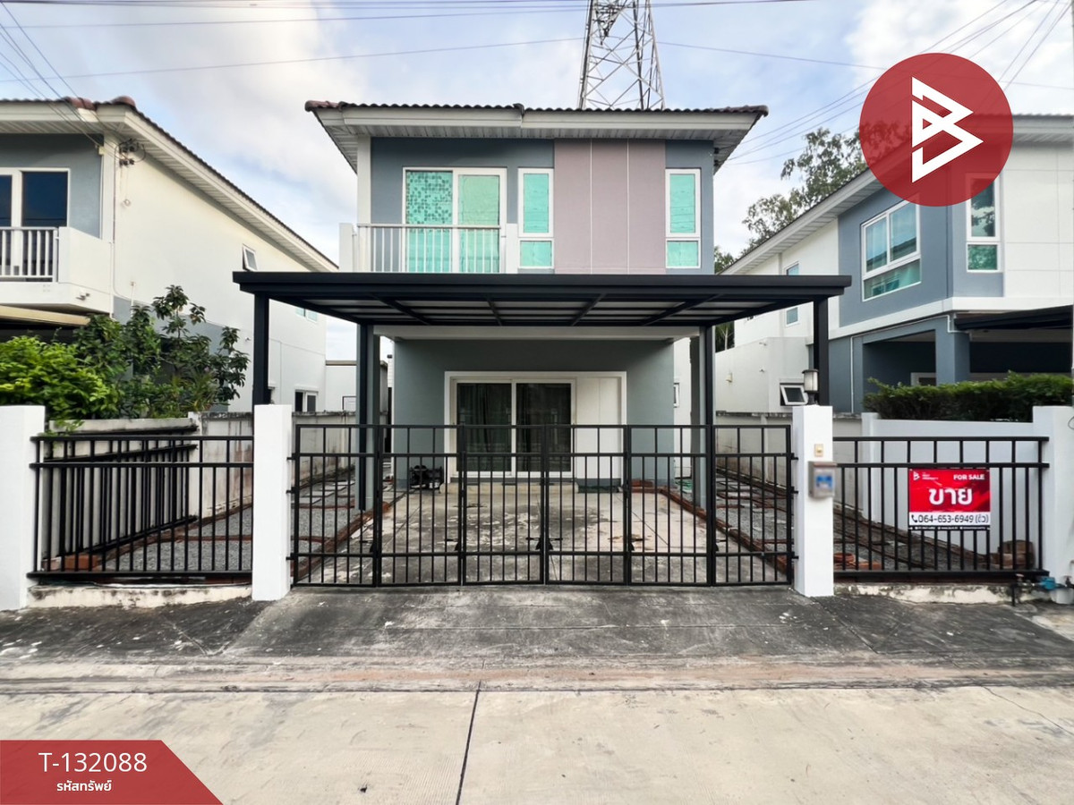 For SaleHousePattaya, Bangsaen, Chonburi : Single house for sale Supalai Ville Village, Chonburi (Supalai Ville Chonburi), Chonburi