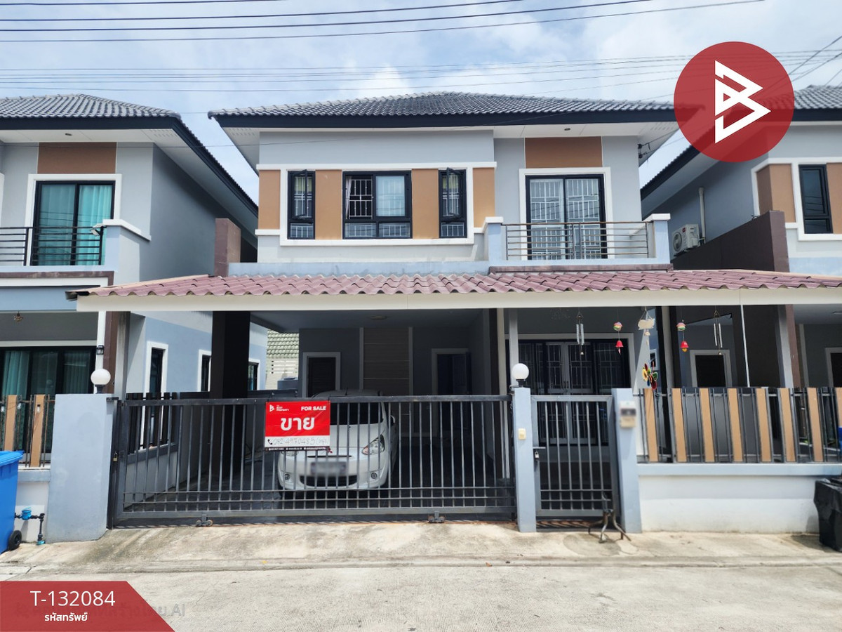 For SaleHousePattaya, Bangsaen, Chonburi : Single house for sale Central House 9 Village (Central House 9), Sriracha, Chonburi