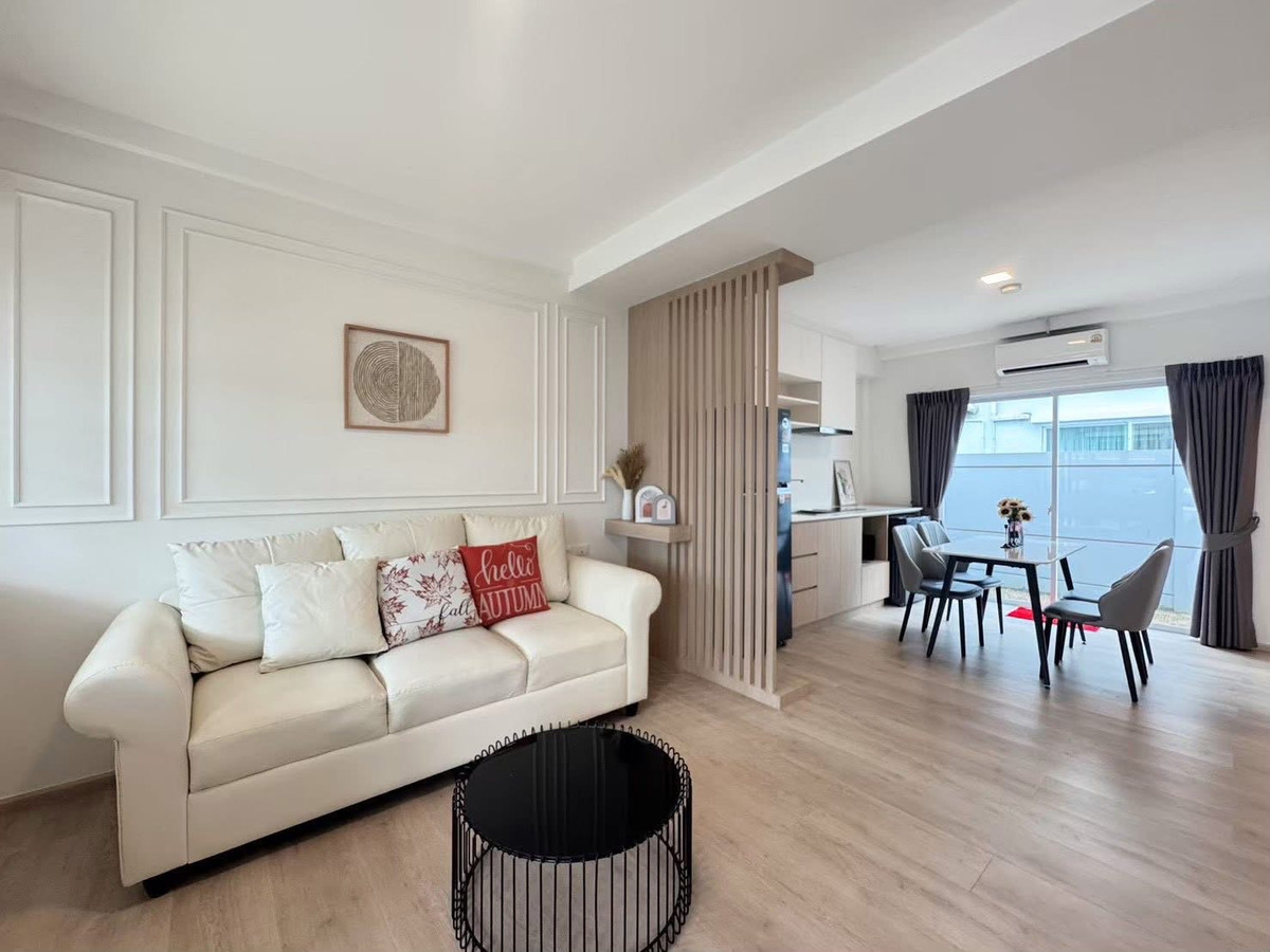 For RentTownhomeBangna, Bearing, Lasalle : 💥For rent 35,000 baht Townhome Indy 2 Bangna - Ramkhamhaeng 2, new house, fully decorated, very beautiful.