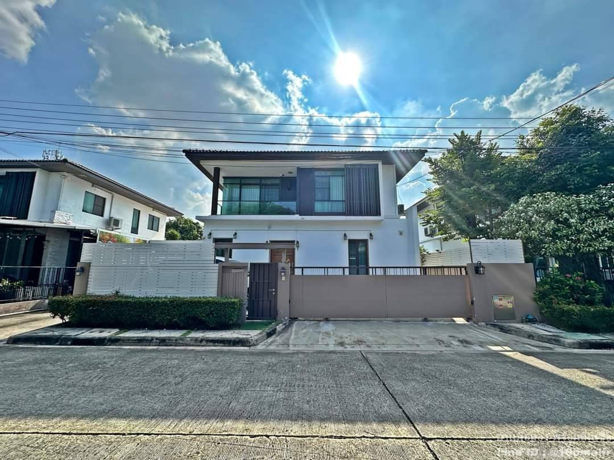 For SaleHouseNawamin, Ramindra : Single house for sale “Special price” Manthana Village Project Ramintra Ring Road